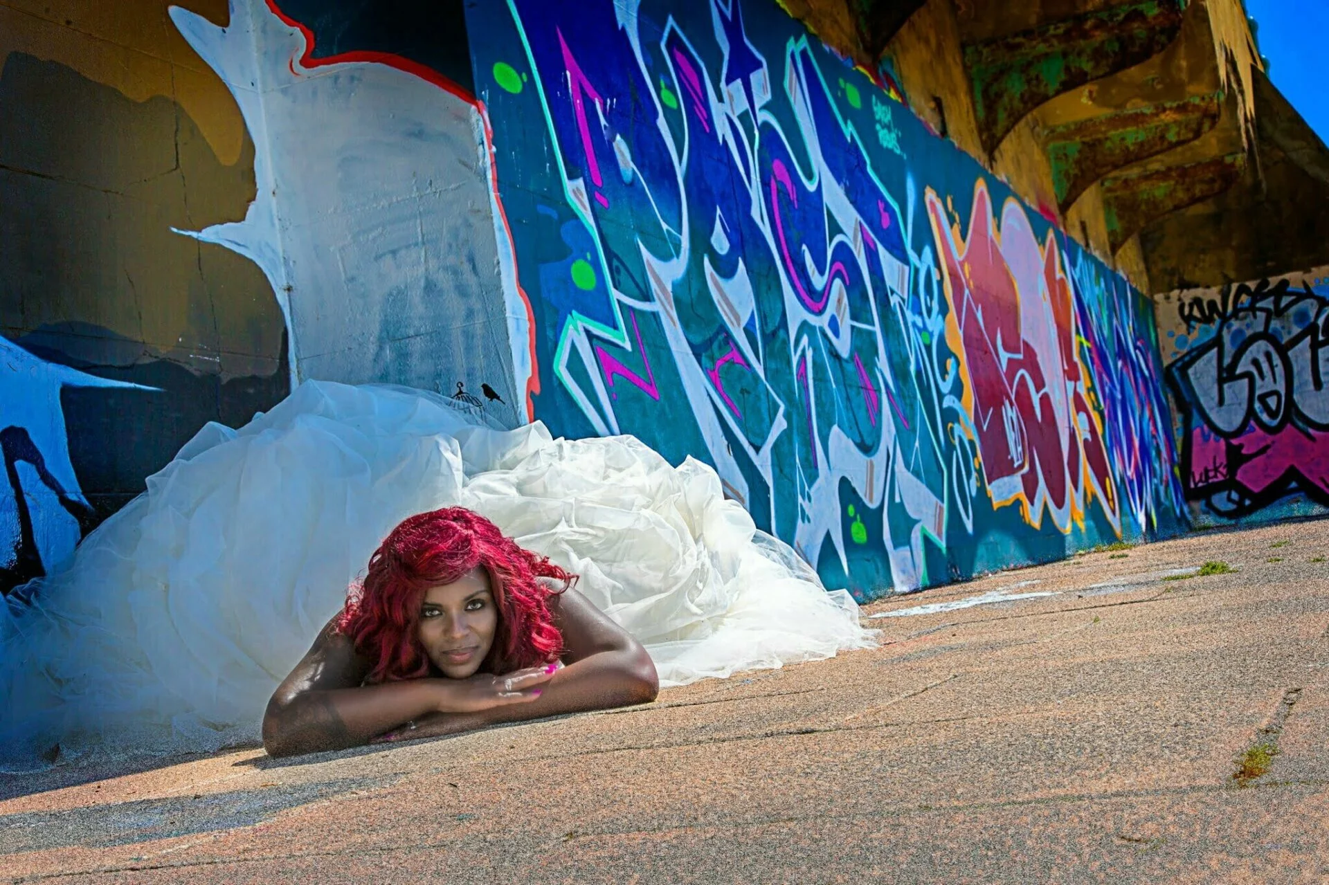 230681-0085 Trash the Dress in Brighton UK